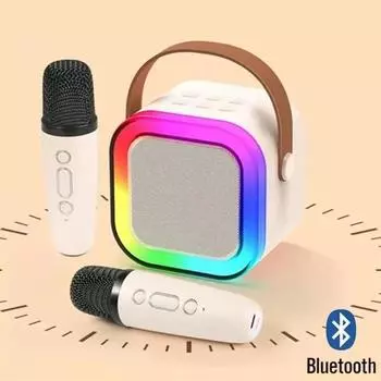 Популярный Bluetooth-динамик с микрофоном K12 встроенный микрофон для прямой трансляции на открытом воздухе домашний караоке Bluetooth-динамик