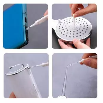 Популярный для кухни Туалет Телефон Отверстие Стирка Анти-засорение Душевая головка Чистящая щетка 10шт / набор Маленькая щетка Пора Щель Чистящая щетка Высокое качество 1 Set