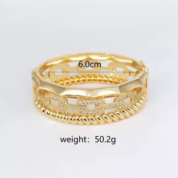 Популярный персонализированный браслет из циркона, модный легкий роскошный браслет из циркона, яркий браслет