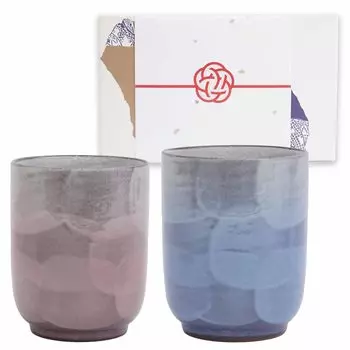 Популярный подарок на день рождения, пара чашек для чая Kutani Ware с перьями, глазурью и Noshi, в роскошной подарочной упаковке розовый