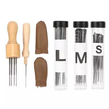 Популярный практичный инструмент из войлока с деревянной ручкой, набор для деликатного производства