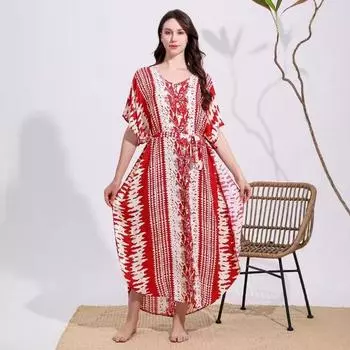 Популярный принт в виде змеи, пляжная блузка, халат, свободная блузка-бикини для отдыха с солнцезащитным кремом One size