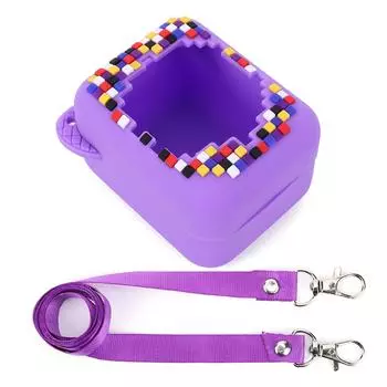 Популярный силиконовый чехол со шнурком, совместимый с интерактивной виртуальной игрушкой BITZEE Digital Pet (зеленый) CHINA