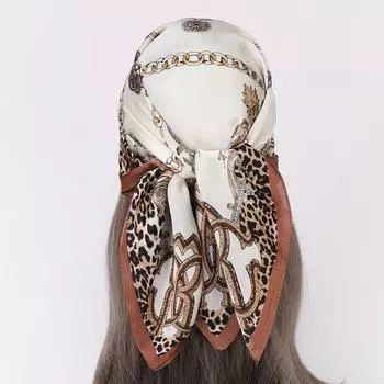 Популярный солнцезащитный пляжный платок, новый стиль, квадратный платок для женщин, шарфы Four Seasons, роскошный дизайн, 70X70 см, шелковый хиджаб 70X70CM