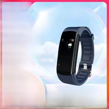 Популярный спортивный смарт-браслет 2024 года с пульсометром, артериальным давлением, мониторингом сна, счетчиком шагов и настраиваемым логотипом — идеальный подарок для здоровья. null белый