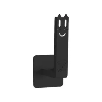 Популярный универсальный настенный держатель для маршрутизатора и приставки - многоцелевая полка для хранения без сверления с практичными крючками чёрный