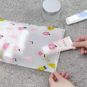 Популярный утолщенный пакет самозапечатывающаяся одежда сумка для хранения запечатанный пакет матовый водонепроницаемый дорожная одежда отделка багажа 40*28cm