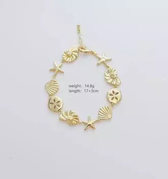 Популярный винтажный пуговица ракушка звезда ожерелье дизайн Sense аксессуары ключица цепочка браслет