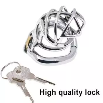 Пояс целомудрия из нержавеющей стали для мужчин с закрывающимся стопорным кольцом см 40mm