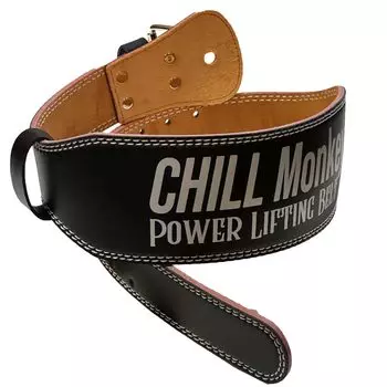 Пояс Chill Monkey Power Belt Тренировочный пояс Пояс для тренировки мышц Пояс для поднятия тяжестей Пояс для тренировки мышц M чёрный