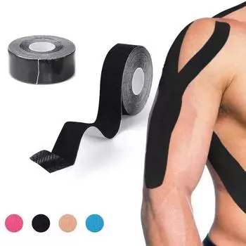 Пояс для облегчения миалгии Sagit, косметический пояс, спортивный эластичный коленный бандаж One Size чёрный