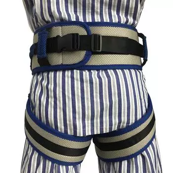 Пояс для переноса для ухода за больными, ремень для помощи при стоянии и подъеме, ремень для переноса с петлями для ног для ухода на дому за травмированными пожилыми людьми, ходьба 03013