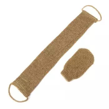 Пояс для пилинга тела с перчаткой и инструментом для растирания спины для глубокой очистки кожи, расслабления