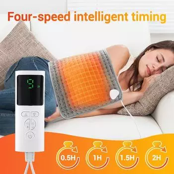 Пояс для поддержки подогрева спины, поясничный бандаж с подогревом и регулируемой температурой, пояс для поддержки живота и поясницы US Plug серый