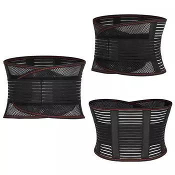 Пояс для поддержки спины, мужской пояс для поддержки спины, поясничный ортопедический пояс, пояс для поддержки позвоночника, корсет для тренировки талии M