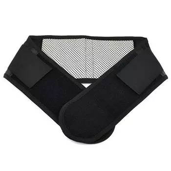 Пояс для поддержки спины Регулируемый Турмалиновый Самонагревающийся Магнитный Бандаж Массажный Пояс Гигиеничный M