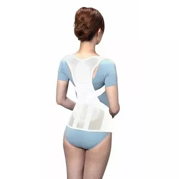 Пояс для поддержки таза Белый S-образный S~M вер. белый