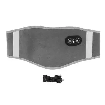 Пояс для подогрева спины, подогрев из углеродного волокна, 3 режима вибрации, 3 регулировки температуры, поясничная грелка