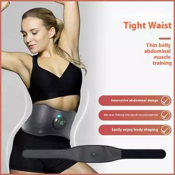 Пояс для похудения Ems, умное устройство для брюшной полости, фитнес-наклейка для ленивых мышц живота, массажер для скульптурирования тела, машина для сжигания жира