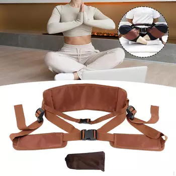 Пояс для поясницы Медитация Регулируемый Эргономичный Легкий Легко носить Поддержка талии Осанка