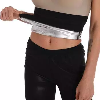 Пояс для послеродового йоги, потливость, пояс для живота, серебряный ионный пот, корректирующее белье, спортивный пояс для талии S/M серебряный