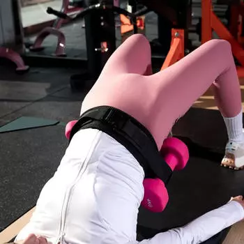 Пояс для ягодиц с гантелями, пояс для бедер, простой в использовании, портативный, для тренировки ягодиц