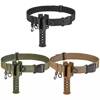 Пояс для рыбалки, держатель для удочки, прочный пояс для болотных ремней, держатель для удочки, ремень чёрный