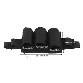 Пояс для садового инструмента, 6 карманов, 2 ремня, водонепроницаемая ткань Оксфорд, регулируемая сумка для садового инструмента