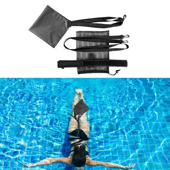 Пояс для силовых тренировок для улучшенных тренировок по плаванию 20cm чёрный