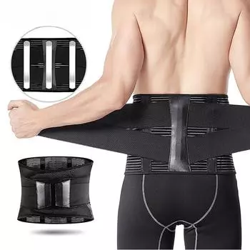 Пояс для тренажерного зала, поясничный пояс для спины, тренажер для талии, поддержка бодибилдинга, пояс для похудения, мужской и женский пояс для тяжелой атлетики, пауэрлифтинга S