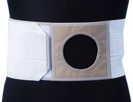 Пояс для защиты от грыжи Mimuro Stoma 8 см, сетчатый желоб 302 (M)
