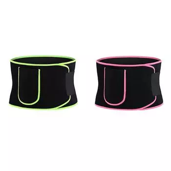 Пояс для защиты талии от пота, спортивный пояс для моделирования тела, эластичный пояс для фитнеса и живота, многофункциональный пояс фиолетовый