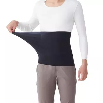 Пояс для живота Haramaki Zero Seams Black [Gunze] ML