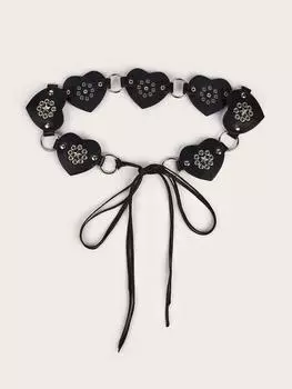 Пояс Millennium Spice Girl Retro с кольцами-заклепками, дизайн с летающим кольцом, пояс до половины тела