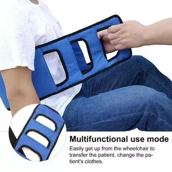 Пояс-переноска для пожилых людей Грузоподъемность 260 фунтов Расширенный дизайн изгиба спины Помощь при движении для лежачих больных Пояс для подъема спины для ухода за пациентами зелёный