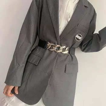 Пояс Простой Тонкий Пояс Декоративное Платье Эластичный пояс Цепочка Эластичность 4*65cm