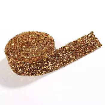 Пояс ручной работы с цепочкой из бриллиантов для свадебных платьев или платьев подружек невесты Width 1cm 1 yard/pack серебро белый