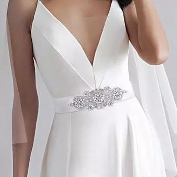 Пояс со стразами для свадебного платья, аксессуары для девичника, свадебный пояс, восточный женский пояс для подружки невесты на свадьбу S05