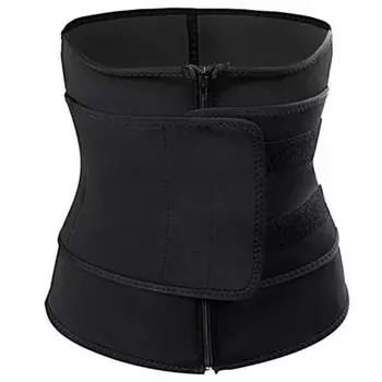 Пояс-триммер для талии Sauna Waist Trimmer Belt для женщин Sweat Weight Loss Waist Trainer Workout Slimming Shaper Waist Corset S