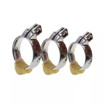 Пояс верности из нержавеющей стали, подходящее кольцо, металлическая сексуальная мужская страсть, связывание яичек, пенис, секс-инструменты Snap Ring A Style4.5CM