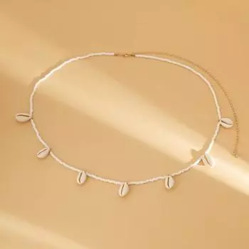 Поясная цепочка, анти-брейк, ретро, винтажная, с одной петлей, тканая поясная цепочка из рисовых бусин для