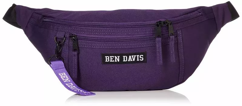 Поясная сумка BOX WAIST BAG Фиолетовая [Ben Davis] (L) фиолетовый