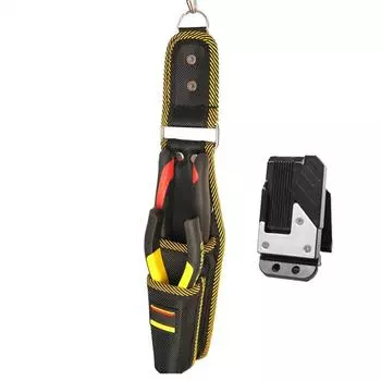 Поясная сумка для инструментов Маленькая сумка для инструментов с клипсой для ремня Многофункциональный держатель для утилит Органайзер для работы для строителей CHINA