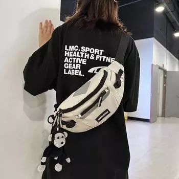 Поясная сумка для мобильного телефона. Модная брендовая мужская нагрудная сумка. Простой и легкий небольшой рюкзак на одно плечо для женщин. Повседневная спортивная сумка через плечо для мужчин. M