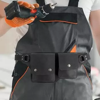 Поясная сумка для походов и путешествий, подходит мужчинам и женщинам чёрный