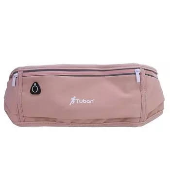 Поясная сумка для женщин, водонепроницаемая поясная сумка с регулируемым ремешком для путешествий, занятий спортом, бега One Size розовый