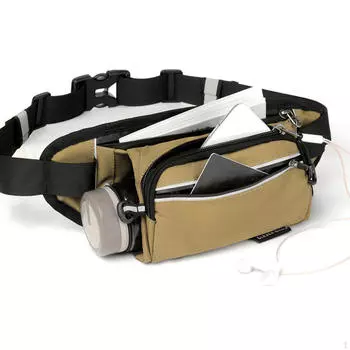 Поясная сумка Fanny Casual Lightweight для мужчин и женщин на плечо Travel Camping жёлтый