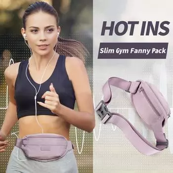 Поясная сумка Fanny Packs для женщин, водонепроницаемая поясная сумка с регулируемым ремешком для путешествий, спорта, бега, мини-модная сумка через плечо