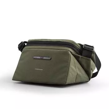 Поясная сумка Kingsons, светодиодная УФ-ультрафиолетовая складная сумка для стерилизации для телефона/маски, мужская сумка-мессенджер, маленькая сумка через плечо, водонепроницаемая нагрудная сумка зелёный