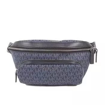Поясная сумка Michael Kors Cooer MK Signature VC адмирал синего цвета mk